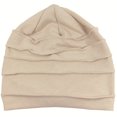 thumbnail image 3 of Bangcool Turban Head Wrap Fashion Unisex Ruffle Beanie Headwrap Hair Cover Wrap Sleep Hat, 3 of 8
