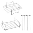 thumbnail image 1 of Pompotops Airer Fryer Rack Double Pot Accessories Oven Grill Steam Rack Airer Fryer Double Pot Clearance, 1 of 8
