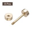 thumbnail image 3 of Unique Bargains 8Pack Métal Sac Sangle Connecter Boucles, 19x29mm Bourse Vis Rivets de Fixation (Doré Clair), 3 of 7