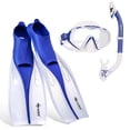 thumbnail image 1 of Snorkeling Set Wide View Diving Mask Snorkeling Flippers Dry Snorkel, 1 of 8