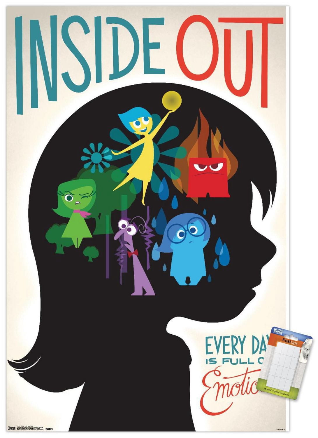Disney Pixar Inside Out - Emotions Wall Poster