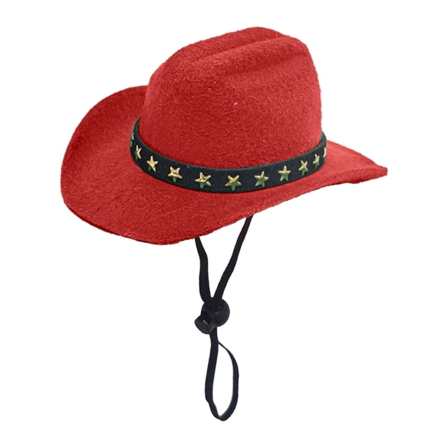 Accessoire pour Animaux Chapeau de Cowboy pour Chats et Petits – Couvre-Chef de Jeu de Rôle à Thème Western pour Carnaval Halloween Fête pour Usage Intérieur Extérieur
