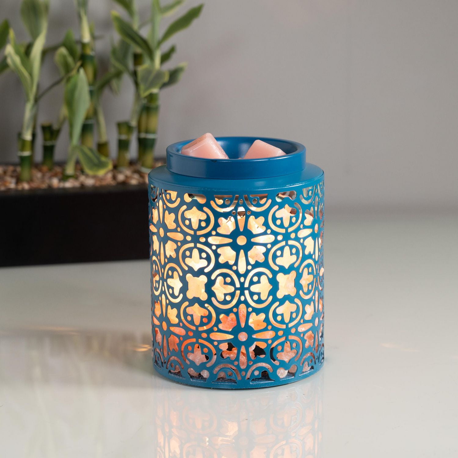 ScentSationals Réchauffeur de cire au sel de l’Himalaya - Kapelo
