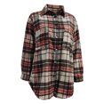 thumbnail image 5 of CEHVOM Mode Femme Manches Longues Ouvert devant Ample Manteau Imprimé Blouse Liquidation, 5 of 5