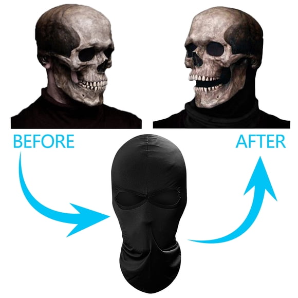 Boovnll Hand Towels, Super Absorbent & Soft Ski Mask Full Face Helmet Mask Balaclava Protection Full Face Cover for Outdoor Sports-Cosplay Costume Accessory for Halloween Party, Towels