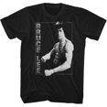 thumbnail image 1 of Bruce Lee Stand Alone Black Adult T-Shirt Tee, 1 of 3