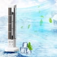 thumbnail image 4 of White Tower Bladeless Mini Fan Usb Desktop Fan 2 Wind Levels With Light 13X2.4X4.1 Inch For Home Office Quiet Breeze, 4 of 7