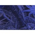 thumbnail image 1 of Ahgly Company Machine Washable Indoor Rectangle Transitional Night Blue Area Rugs, 6' x 9', 1 of 7