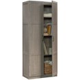 thumbnail image 3 of Pemberly Row 2-Door Modern Engineered Wood Storage Cabinet in Gray, 3 of 12
