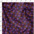 thumbnail image 3 of Soimoi Black Poly Georgette Fabric Shells Ocean Print Fabric by the Yard 52 Inch Wide, 3 of 6