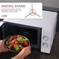 thumbnail image 4 of LITINKIMI Microwave Replacement Triple Arm Microwave Ring Brown PVC Stable Rotation 1Pack, 4 of 8