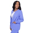 thumbnail image 3 of Sivvan Women's Scrubs Warm-Up Jacket / Front Snaps - Round Neck, 3 of 7