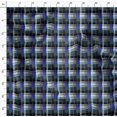 thumbnail image 3 of Soimoi BluePolyester Georgette Fabric Check Check Printed Fabric 1 Yard 42 Inch Wide, 3 of 4