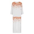 thumbnail image 3 of TIMIFIS Pyjamas de la Saint-Valentin pour Femmes Ensembles de Pyjamas pour Dames Décontractés Manches Longues Mignon Imprimé Cœur Col Rond Hauts Décontractés avec Pantalons Ensembles de Pjs, 3 of 3