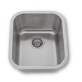 thumbnail image 1 of ONEX® Bol Simple Encastré 18"X16 Pouces -9"d Évier en Acier Inoxydable OUS1816-9, 1 of 7