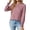 Rose, variante sur IROINNID en Solde Polyester T-Shirt à Manches Longues pour Femmes Confortable Col Rond Profond Uni Blouse Chemise Haut, Vert