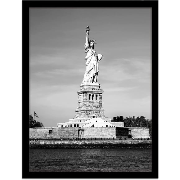 AmPm 11x17 Picture Frame Black Poster Frame,Display Pictures 8x12 with Mat or 11x17 Without Mat,Wall Gallery Photo Frames,2 Pack