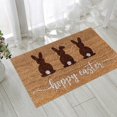 thumbnail image 4 of Agiferg Paillasson de Pâques Œufs de Pâques Rabbit Tapis d'Entrée Antidérapant Intérieur Extérieur pour Maison Patio Décoration Maison, 4 of 7