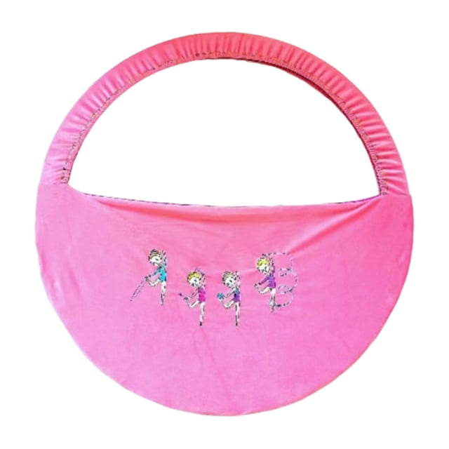 jinwen Obstacle Course Bag Gymnastics Equipment Organizer for Show Performance light Pink L