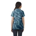 thumbnail image 4 of Moomaya Chemise Tunique Style Enveloppant pour Femmes en Coton Décontracté Col Classique Boutonné, 4 of 6