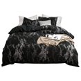 thumbnail image 1 of Ccdes Duvet Cover Set,Marbled Bedding,3Pcs/Set Polyester Marbled Quilt Cover Pillowcase Bedding Set EU-Double Size, 1 of 8
