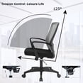 thumbnail image 4 of BestOffice Ergonomic Office Chair, Mesh Back – Adjustable Rolling Swivel, Modern Executive, Grey, 4 of 7