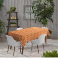 thumbnail image 2 of Vargottam Intérieur/ExtérieurNappe58x102 InchRectangleNappe Imperméable PatioTableCoupes- Printemps/ÉtéTable rectangulaire/BBQs/Picnic -Orange2, 2 of 5