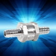 thumbnail image 4 of Aluminum One Way Petrol Silver Check Valve, Automobile Check Valve, For Low Pressure Fuel Systems Carburetors, 4 of 5