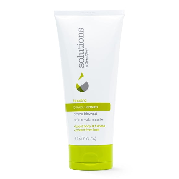 GREAT CLIPS Solutions Crème de Brushing Stimulante, 6oz / Booste le Corps & la Plénitude / Parfait Produit de Préparation pour Cheveux