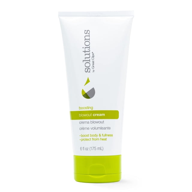 GREAT CLIPS Solutions Boosting Blowout Cream 6oz | Boosts Body & Fullness |Perfect Blow Dry Prep Hair Product | Extends your Blowout