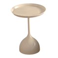 thumbnail image 2 of yuksok Table d'Appoint Ronde en Fer Base Stable Table Basse pour Salon Chambre Bureau Hauteur 60 cm, 2 of 9
