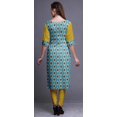thumbnail image 4 of Bimba Robe Kurti Longue en Coton Imprimé, Tunique Droite, Robes pour Femmes, Haut Indien - Grand, 4 of 6