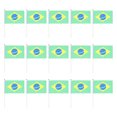 thumbnail image 1 of 50 Pcs Drapeau de Match de Football Drapeaux Portatifs avec Bâton, 1 of 7