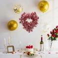 thumbnail image 4 of B Festive Heart Garland For Enhancing Celebration Venues With Vibrant Floral Design Made Of Durable Plastic For Indoor And Outdoor Use, 4 of 7