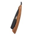 thumbnail image 4 of Straight Razor with Wooden Handle Shaving Razor Knife for Beard Grooming Straight Folding Razors Shaving Tool Stainless Steel, 4 of 8