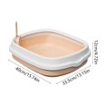 thumbnail image 3 of Dvkptbk Cat Litter Box with High Sides, Splashs Proof Designs, Open Top Cat Litter Pan Include Scoop Easy Cleaning, 3 of 6