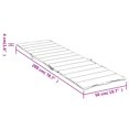 thumbnail image 4 of vidaXL Coussin de Chaise Longue Motif Feuille Tissu Oxford, 4 of 5