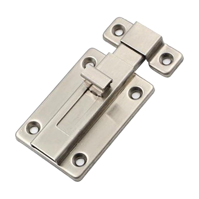relayinert Heavy Duty and Reliable Door Security Slide Latch Lock with Screws 3inch Shed Style A 1Set