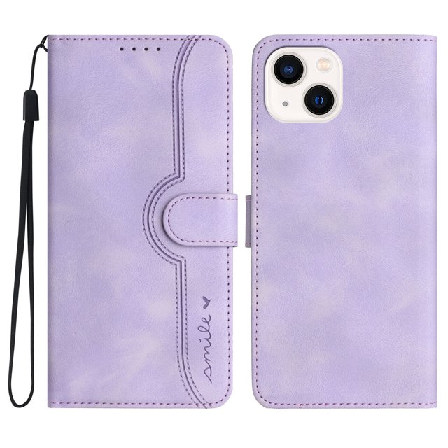 Compatible with iPhone 13 Case Premium PU Leather Wallet with Built-in Magnet Cover