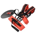 thumbnail image 2 of Harnais d'Épaule Ajustable en Forme de W pour Tondeuses, Brosse, Coupe-Bordures avec Ceinture Rembourrée Orange, 2 of 8