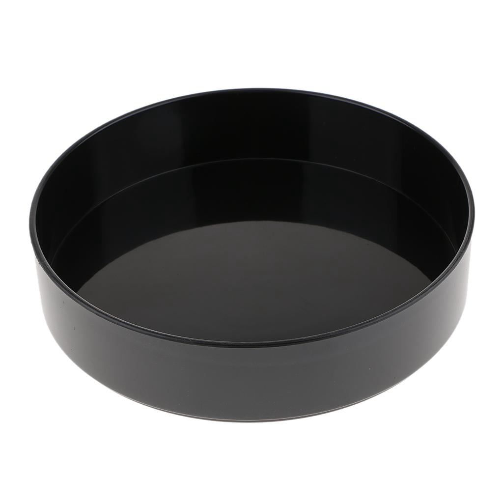 Round Ikebana Suiban Vase Pot Bonsai Flower Container Black 28cm