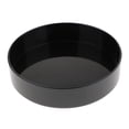 thumbnail image 1 of Black Ceramic Round Compote Planter Modern Decorative Centerpiece Bowl or 23cm, 1 of 8