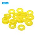 thumbnail image 3 of Unique Bargains Plastic Binding Discs, Yellow, 22 Count, 28mm, Heart Binder Rings, 3 of 6