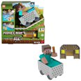 thumbnail image 1 of Minecraft Wagonnet télécommandé, Steve, cascade, turbo boost, lumières, 1 of 6