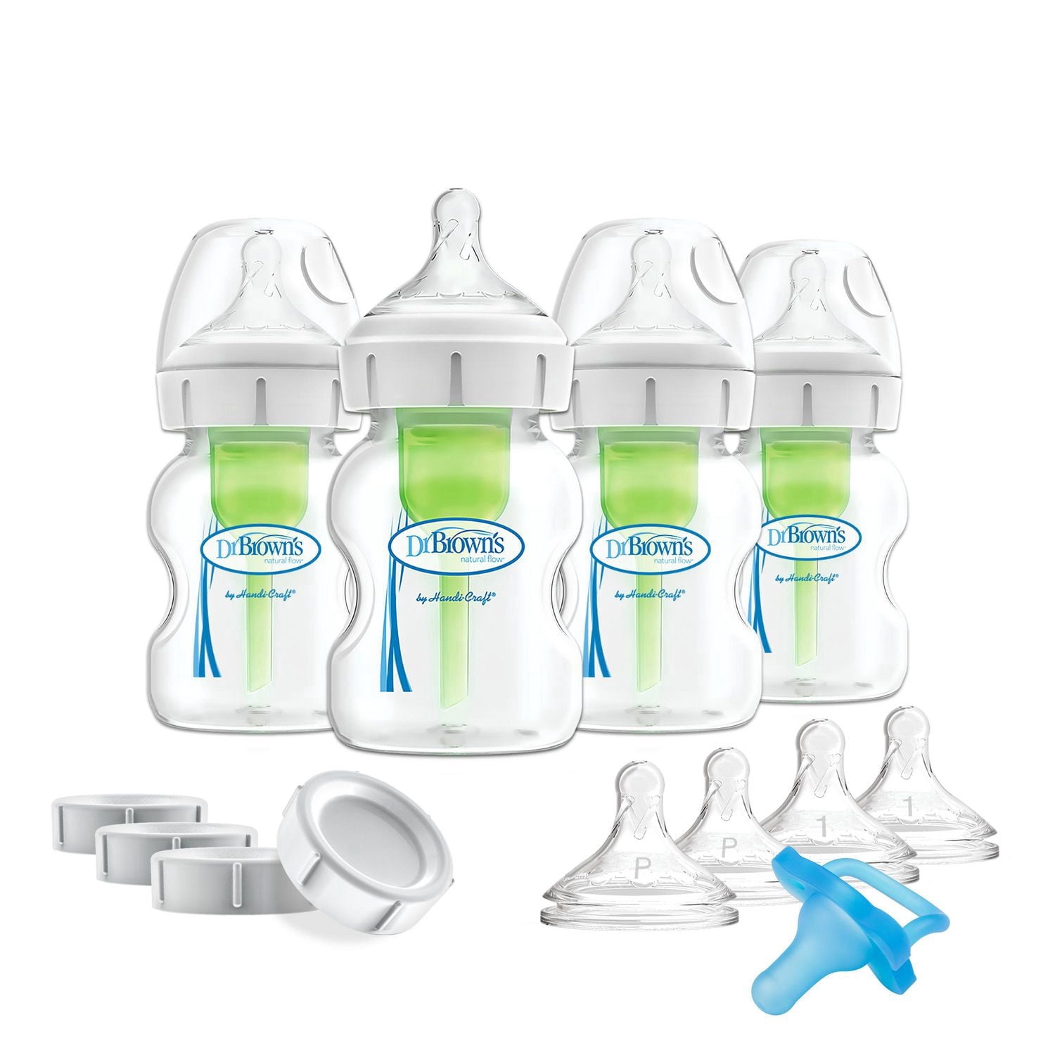 Dr. Brown's Natural Flow Anti-Colic Options+ Wide-Neck Breast to Bottle Pump and Store Feeding Set