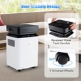 thumbnail image 2 of Costway 90 Pint Dehumidifier for Basement with Continuous & Auto Mode Large Water Tank, 2 of 10