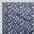 thumbnail image 4 of oneOone Tissu Popeline de Coton Imprimé Géométrique Triangle BTY 56 Pouces de Large, 4 of 5