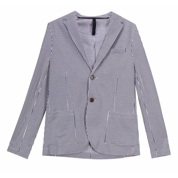 Harris Wharf London Men's Denim Seersucker Blazer Sport Coats & - 40 US / 50 EU