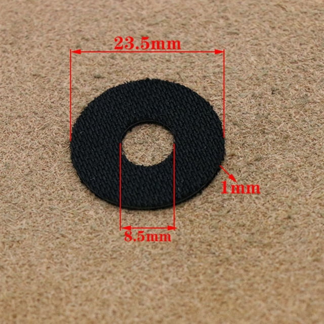 Plaquettes de Frein pour Moulinet de Pêche 1 mm, Rondelle de Retenue en Fibre de Carbone, Rondelles de Roue de Pêche pour Moulinet de Lancer d'Appâts, Accessoires de Moulinet de Pêche Extérieur
