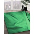 thumbnail image 3 of Ahgly Company Machine Washable Indoor Rectangle Transitional Neon Green Area Rugs, 5' x 8', 3 of 7